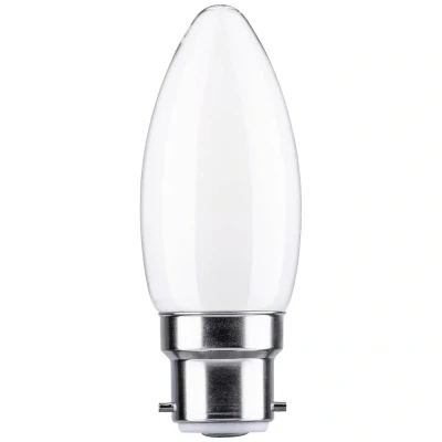 Afbeelding van Paulmann 28898 LED lamp Energielabel F (A G) B22d Kaars 4.7 W = 40 Warmwit (Ø x h) 35 mm 91 1 stuk(s)