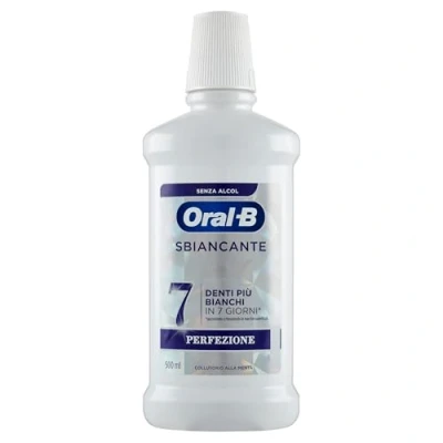 Afbeelding van Oral B 3d White Luxe Perfect Mondwater Whitening Perfection 12x500ml Voordeelverpakking
