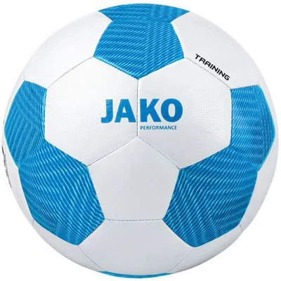 Image de Ballon foot Jako striker 2.0 taille 5 blanc et bleu