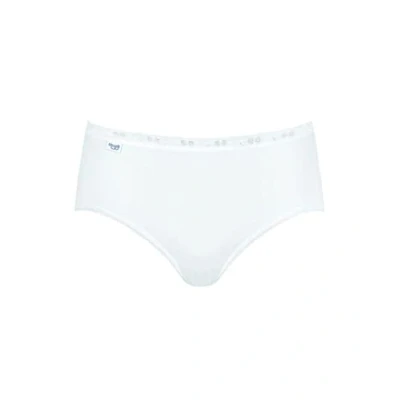 Afbeelding van Sloggi Dames slip Basic + Midi 2p, Wit (03)