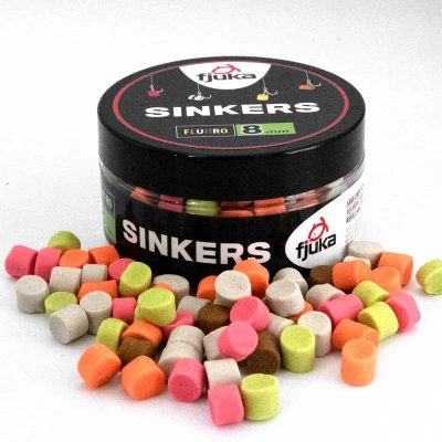 Afbeelding van Fjuka Sinkers Mixed Colours 8mm Pellets