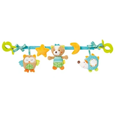 Afbeelding van Fehn Baby Mobile Sleeping Forest kinderwagenketting met schattige hangers, babyspeelgoed om flexibel op te hangen, voor baby&#039;s en peuters vanaf 0 maanden