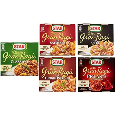 Afbeelding van Star Rrag Sughi Pronti sauzen, 100% Italiaans, 2 x 180 g, 5 stuks