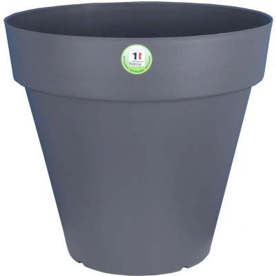 Afbeelding van Bloempot Riviera 414076 Cirkelvormig Grijs Plastic