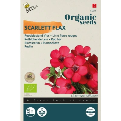 Afbeelding van Zaden roodbloeiende vlas 1 gram Tuinplus