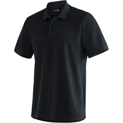 Afbeelding van Maier Sports Ulrich Polo Heren Black XXXL Zwart Outdoor Shirt