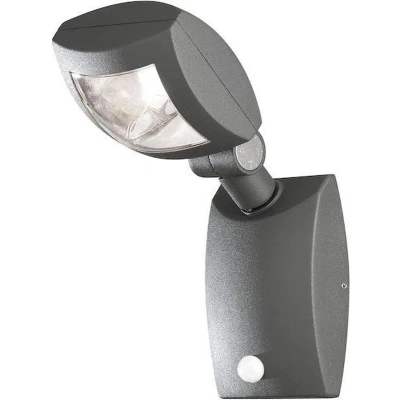 Afbeelding van Konstsmide Latina Small 7937 370 LED buitenlamp met bewegingsmelder (wand) Energielabel: F (A G) vast ingebouwd 3 W Antraciet