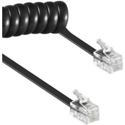 Afbeelding van 1.5 m Telefoonhoorn kabel RJ10