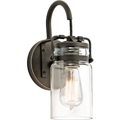 Afbeelding van Bohemian Wandlamp Steady Lighting Metaal E27 L: 15.9cm Voor Binnen Woonkamer Eetkamer Brons