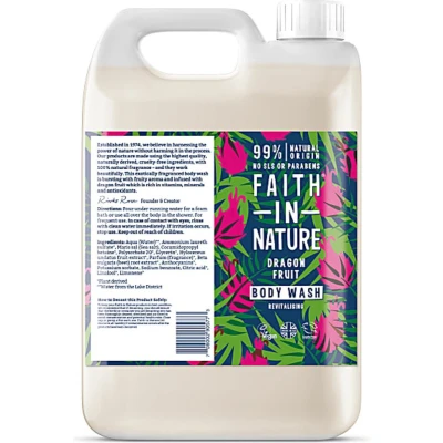 Afbeelding van Faith in Nature Bodywash Dragon Fruit Navulverpakking 5LT