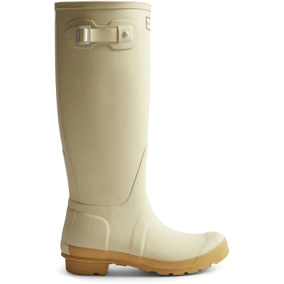 Afbeelding van Hunter Original Womens TALL BOOT Regenlaarzen, Dames, Maat: 38, Gravel/biscuit Kunststof