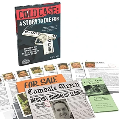 Afbeelding van Thinkfun Cold Case Files A Story To Die For Mysteriespel voor volwassenen en kinderen vanaf 14 jaar