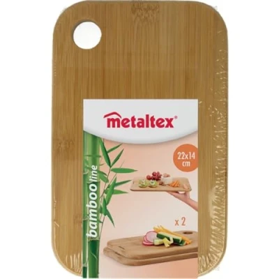 Afbeelding van Metaltex Bambooplanken 22X14X1 Cm 2 Stuks