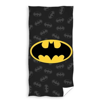 Afbeelding van Batman strandlaken 70x140 cm Zwart