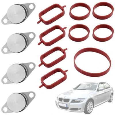 Afbeelding van Twowinds Set van 4 klapdoppen 22 mm + 9 afdichtingen inlaat E87 E46 E90 E39 E60 E61 E65 E83 E53