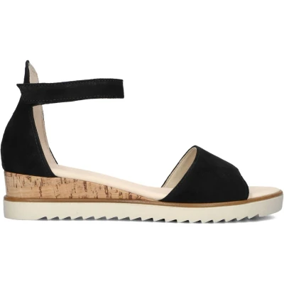 Afbeelding van Gabor 780 Sandalen Met Sleehak Dames Zwart Maat 38