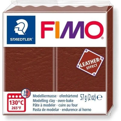 Afbeelding van Kastanjebruin Fimo Ledereffect