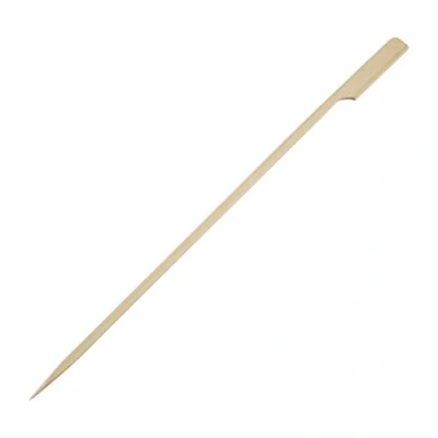Afbeelding van Fiesta Compostable composteerbare bamboe prikkers met peddelvorm 24cm (100 stuks)