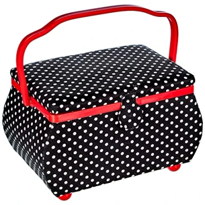 Afbeelding van Prym Polka Dots, maat L (zwart/wit)
