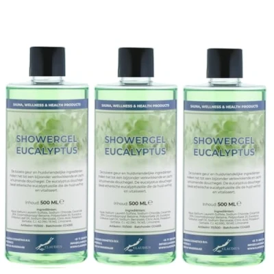 Afbeelding van Douchegel Eucalyptus 500 ml set van 3 stuks Showergel