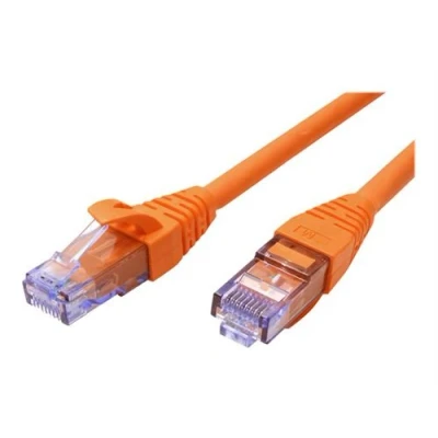 Image de Roline Cordon de raccordement RJ 45 (M) pour 3 m UTP CAT 6a sans halogène, moulé, bloqué orange