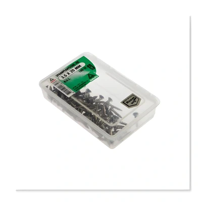 Afbeelding van Deltafix spaanplaatschroef platkop / kruiskop r.v.s. a2 4.5 x 40 mm 50 st.