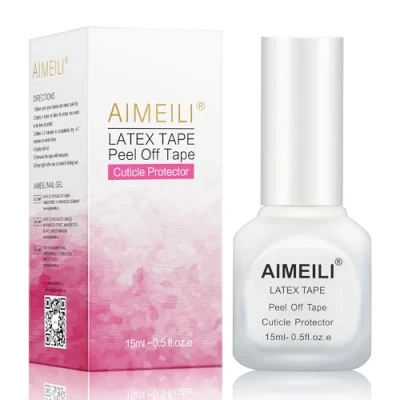 Afbeelding van AIMEILI Nail Art Peel Off Liquid latex Tape vloeibare huidbescherming vingerbescherming voor