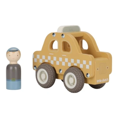 Afbeelding van Little Dutch houten Taxi FSC
