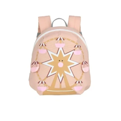 Image de LÄSSIG Petit Sac À Dos Pour Enfants La Crèche Avec Sangle De Poitrine, 20 X 9.5 24 Cm, 3,5 L/Tiny Backpack Ferris Wheel