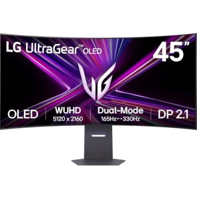 Image de Ecran PC Gaming LG UltraGear OLED 45&quot; Incurvé 330 Hz WUHD