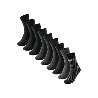 Afbeelding van uncover by Schiesser 9 PACK Sokken, Heren, Maat: 39 42, Sortiert