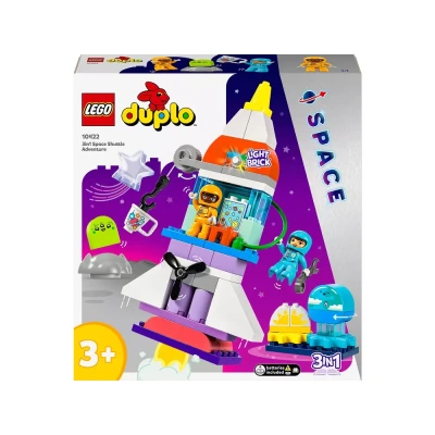 Afbeelding van LEGO 10422 DUPLO 3 in 1 ruimteavontuur Ruimteschip Speelgoed