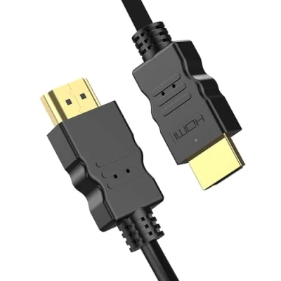 Image de Nedis Ultra High Speed câble HDMI avec Ethernet mâle pour 3 m blindé gris métal canon rond, support 4K 120 Hz, 8K60Hz, débit de transfert données jusqu&#039;à 48 Gbps