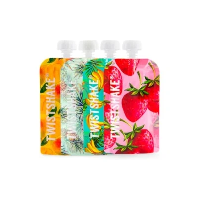 Image de Twistshake Squeeze Lot de 4 sacs 100 ml