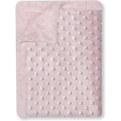 Afbeelding van Interbaby Deken Bubble 80 X 110 Cm Fleece Roze