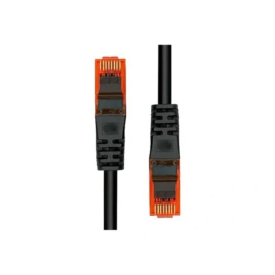Image de ProXtend Cordon de raccordement RJ 45 (M) pour 7 m 5 mm UTP CAT 6 IEEE 802.3af démarré, sans crochet, bloqué noir