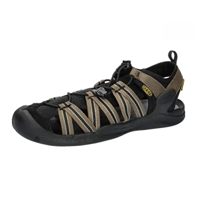 Afbeelding van Keen Drift Creek H2 Outdoorsandalen, Heren, Maat: 42.5, Black Textiel