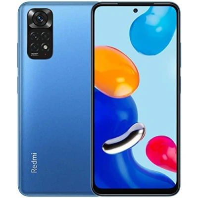 Image de Xiaomi Redmi Note 11 4G smartphone double SIM RAM 6 Go / Mémoire interne 128 microSD slot écran OEL 6.43&quot; 2400 x 1080 pixels (90 Hz) 4x caméras arrière 50 MP, 8 2 MP front camera 13 bleu crépuscule