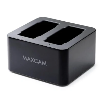 Afbeelding van MAXCAM Dubbele batterijlader met USB type C kabel voor GoPro Hero 13 Black Enduro batterij
