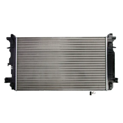 Afbeelding van THERMOTEC D7M058TT Radiateur Aluminium voor voertuigen met/zonder airco 680 416 34 Handgeschakeld Koelribben mechanisch gelast