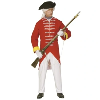 Afbeelding van Widmann Politie &amp; Detective Kostuum Engelse Rode Soldaat Man Rood XL Carnavalskleding Verkleedkleding