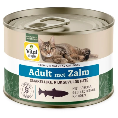 Afbeelding van Vitalstyle Care Kattenvoer Zalm 200 g