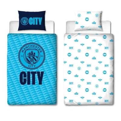 Afbeelding van Manchester City Dekbedovertrek 135x200cm Polykatoen Eenpersoon