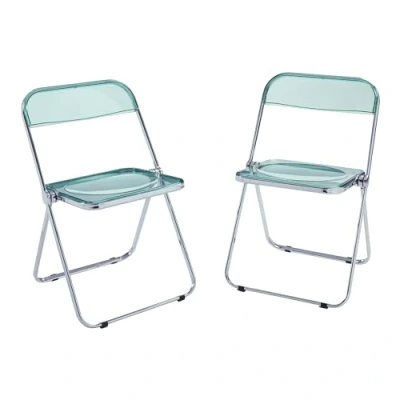 Afbeelding van Klapstoel set van 2 Pornainen 74x46x47 cm mintgroen [en.casa]