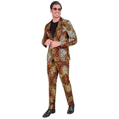 Afbeelding van Widmann Pooier Kostuum Jungle Brother Man Bruin Medium Carnavalskleding Verkleedkleding