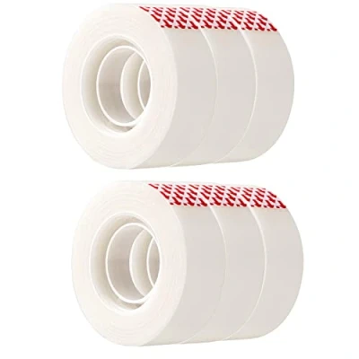 Afbeelding van Amazon Basics Onzichtbare plakband, 6 pak, 1,9 cm x 25,4 m