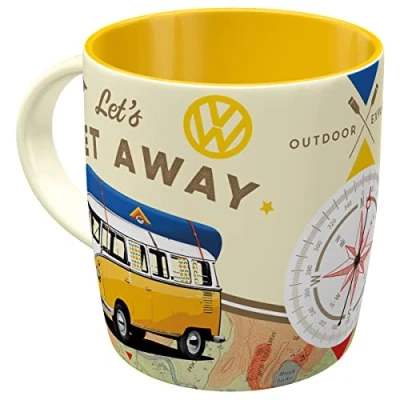 Afbeelding van VW Bulli Lets Get Away Koffiemok.