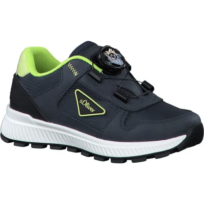 Afbeelding van s.Oliver Sneakers laag, Heren, Maat: 38, Navy Imitatieleer/ textiel