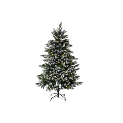 Afbeelding van Kerstboom Home ESPRIT Groen Metaal Polyethyleen Besneeuwd 110 x 150 cm