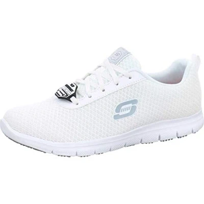 Afbeelding van Skechers WORK Ghenter Sneakers laag, Dames, Maat: 41, White Textiel
